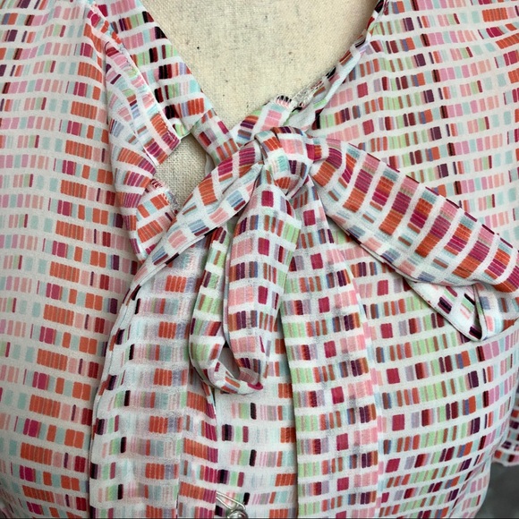 NWT Revelle Sheer Blouse - Picture 3 of 5